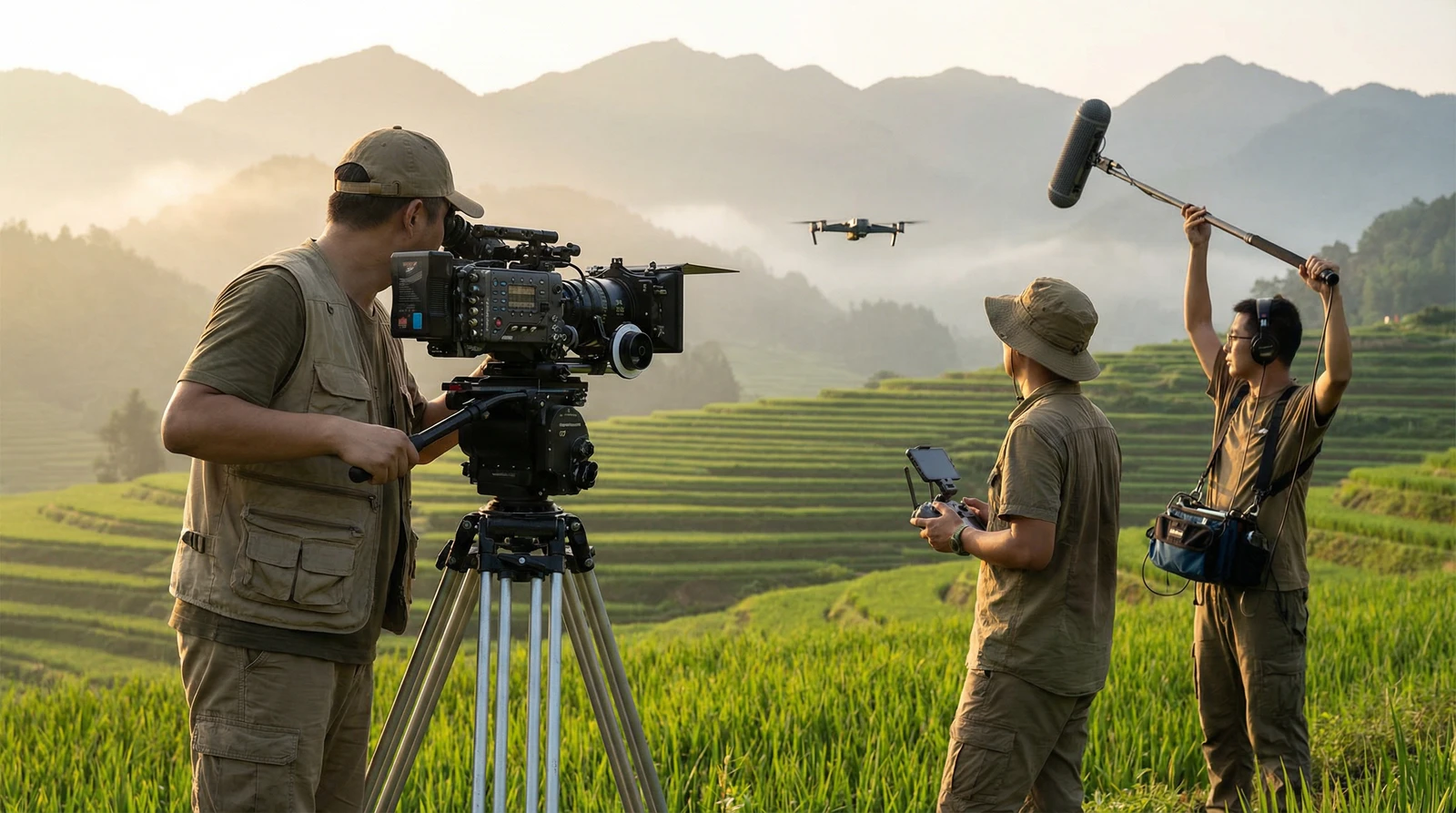 国产视频海角社区栏目云南梯田纪录片拍摄团队