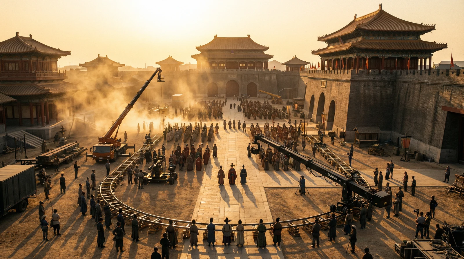 国产视频国产视频栏目大型影视拍摄基地全景